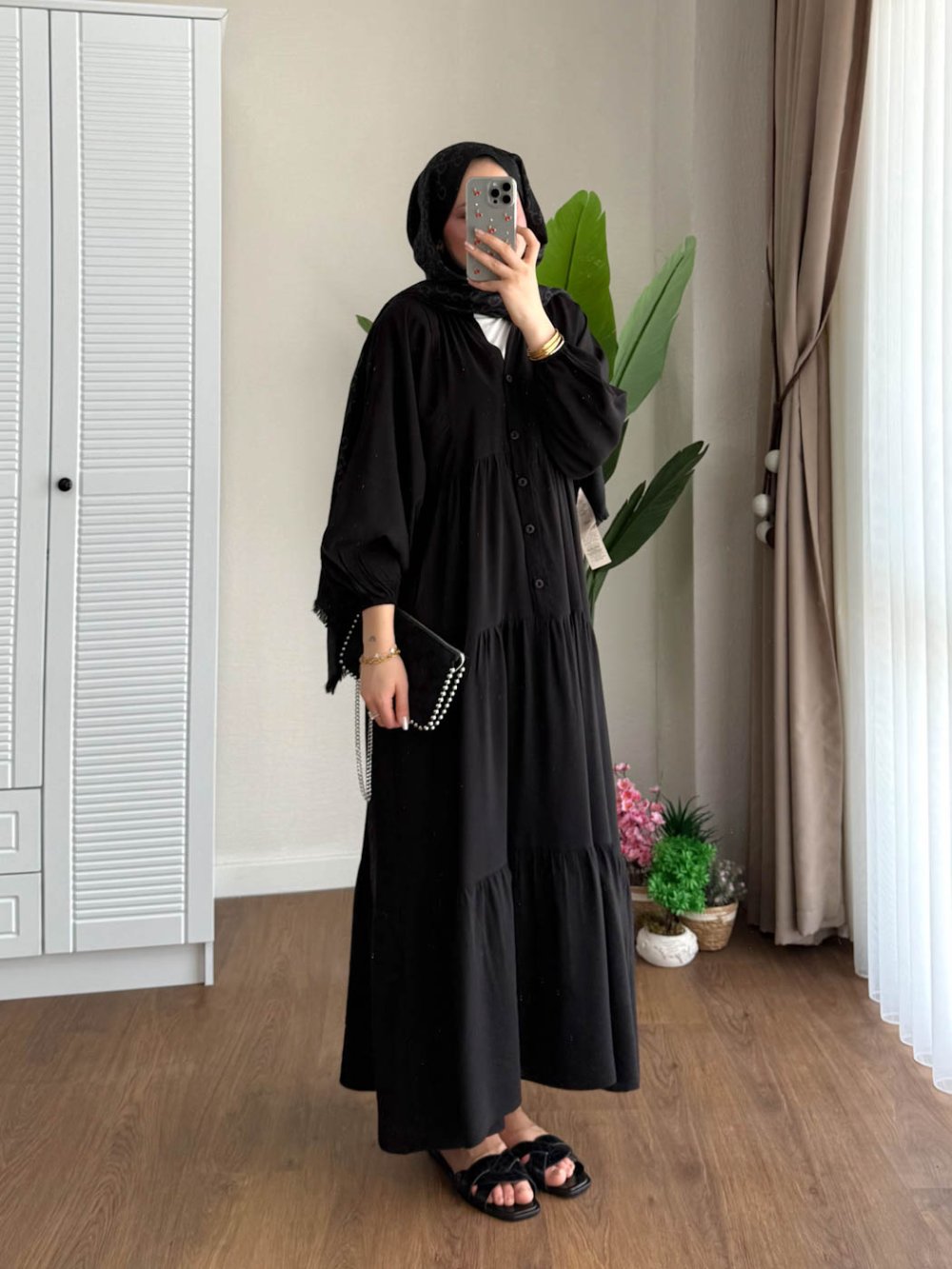 Lily Modal Elbise Siyah
