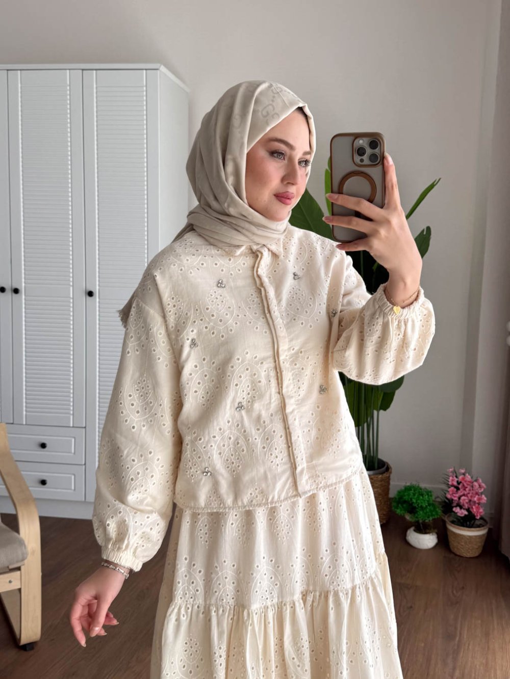 Kuşaklı Gofre Elbise  Siyah